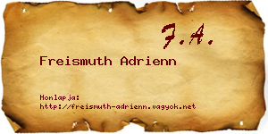 Freismuth Adrienn névjegykártya