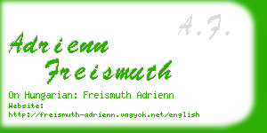 adrienn freismuth business card